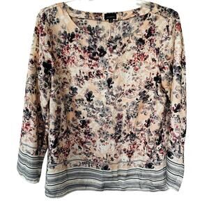 Talbots Size 14 Floral blouse